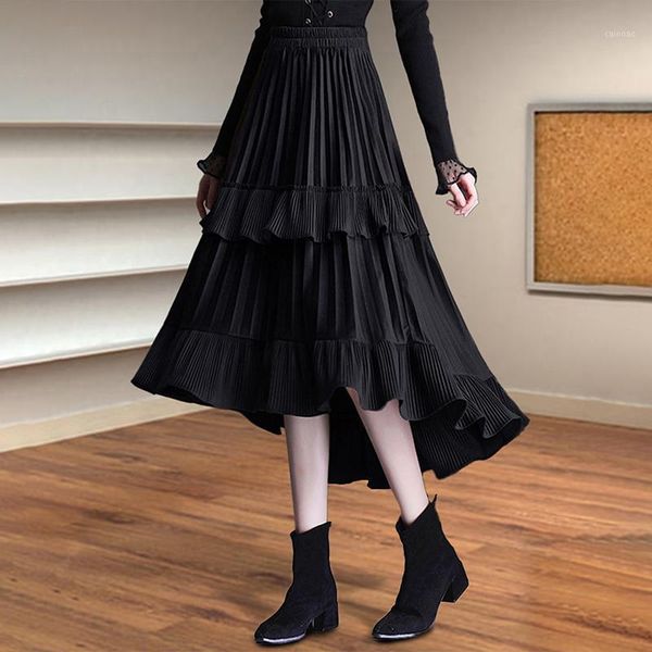 skirts midi long womens maxi skirt goth lolita summer high waisted asymmetrical low ruched ruffle, Black
skirts midi long womens maxi skirt goth lolita summer high waisted asymmetrical low ruched ruffle, Black