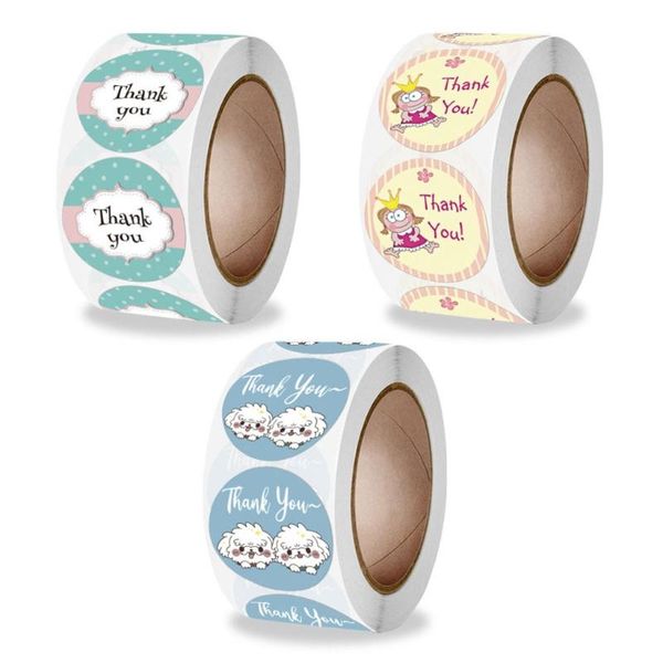 500pcs cute cartoon thank you stickers handmade round seal labels for candy gift 57bb wrap
500pcs cute cartoon thank you stickers handmade round seal labels for candy gift 57bb wrap