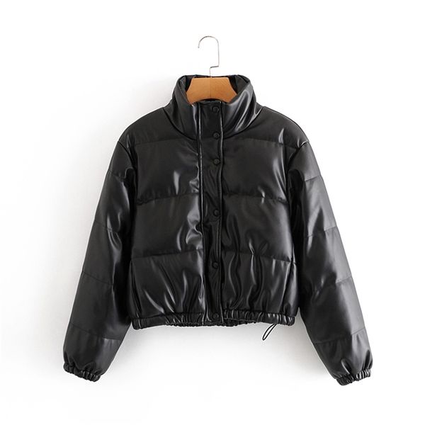streetwear women winter leather coat fashion lady thick cotton coats causal female button parka girls chic wadded jacket 210427, Black
streetwear women winter leather coat fashion lady thick cotton coats causal female button parka girls chic wadded jacket 210427, Black