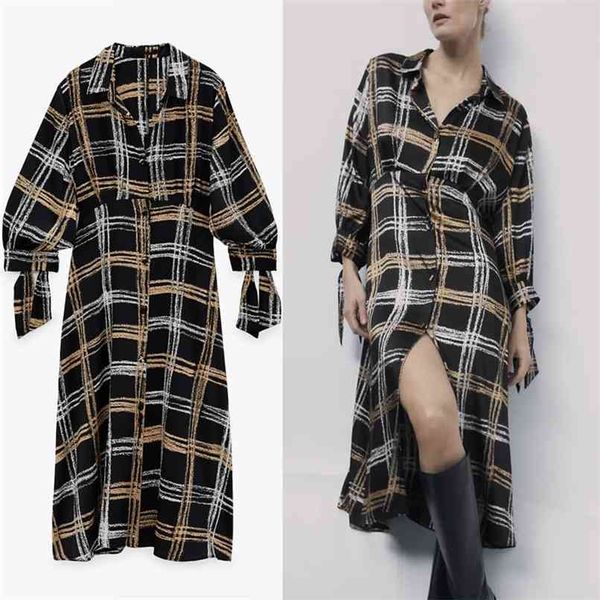 vintage plaid shirt dress women long sleeve bow cuffs office lady midi dresses female chic front button elegant vestido 210524, Black;gray
vintage plaid shirt dress women long sleeve bow cuffs office lady midi dresses female chic front button elegant vestido 210524, Black;gray