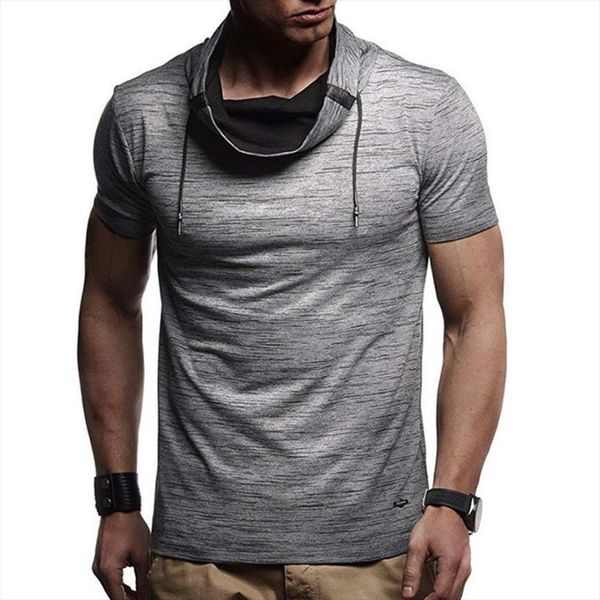 sporty short sleeve color men polos block turtle neck t shirt drawstring slim blouse, White;black
sporty short sleeve color men polos block turtle neck t shirt drawstring slim blouse, White;black