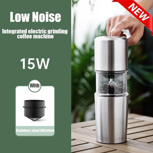 manual coffee grinders refillable stainless steel ceramic grinding electric core grinder adjustable usb charging bean brewing integrate
manual coffee grinders refillable stainless steel ceramic grinding electric core grinder adjustable usb charging bean brewing integrate
