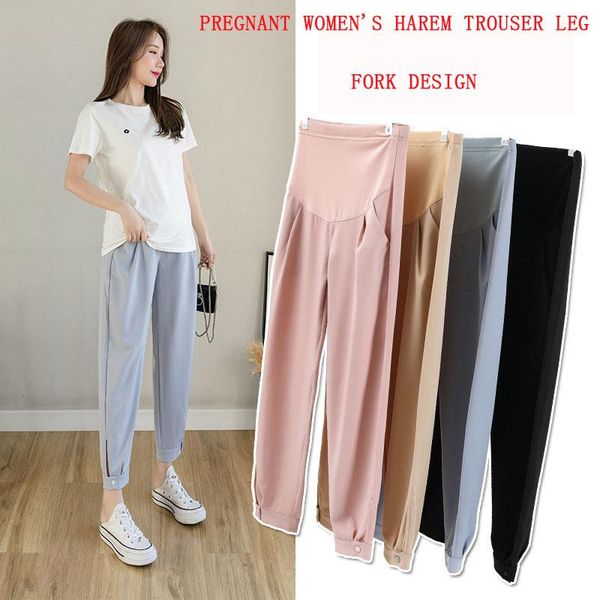 maternity bottoms summer fashion casual pants chiffon thin drawstring leg opening design adjustable, White
maternity bottoms summer fashion casual pants chiffon thin drawstring leg opening design adjustable, White