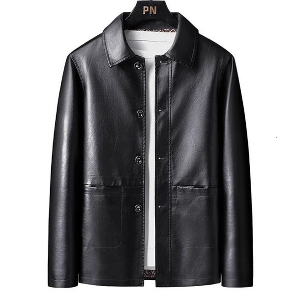 men's leather & faux leather jacket, pu coat, casual, tight, large, spring and autumn, Black
men's leather & faux leather jacket, pu coat, casual, tight, large, spring and autumn, Black