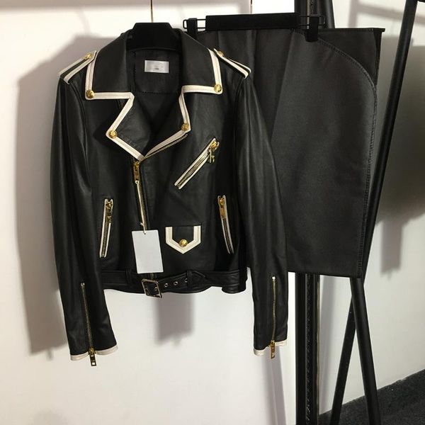cool personality motorcycle jackets luxury lapel neck men women jacket fashion genuine leather lover brand coat, Black;brown
cool personality motorcycle jackets luxury lapel neck men women jacket fashion genuine leather lover brand coat, Black;brown