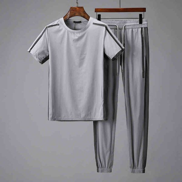 tracksuit shirt summer mens (t-shirt+pants) luxury round collar short sleeve thin man tracksuit plus size 5xl slim sport male sets, Gray
tracksuit shirt summer mens (t-shirt+pants) luxury round collar short sleeve thin man tracksuit plus size 5xl slim sport male sets, Gray