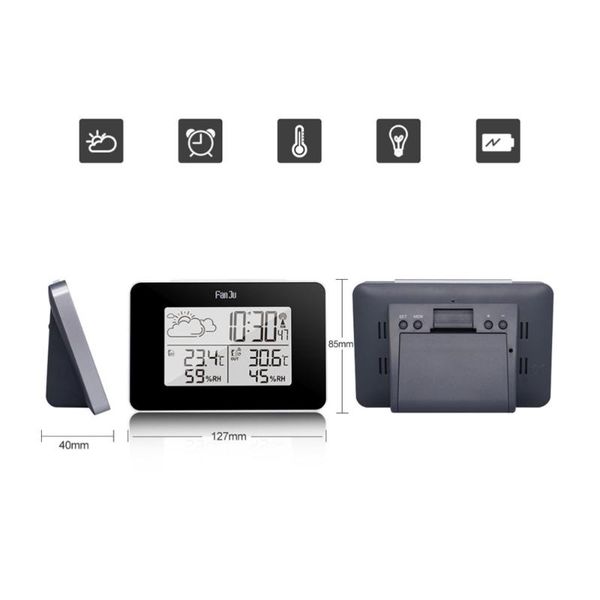 desk & table clocks multifunction wireless weather clock indoor outdoor hygrometer digital forecast barometer calendar alarm clo
desk & table clocks multifunction wireless weather clock indoor outdoor hygrometer digital forecast barometer calendar alarm clo