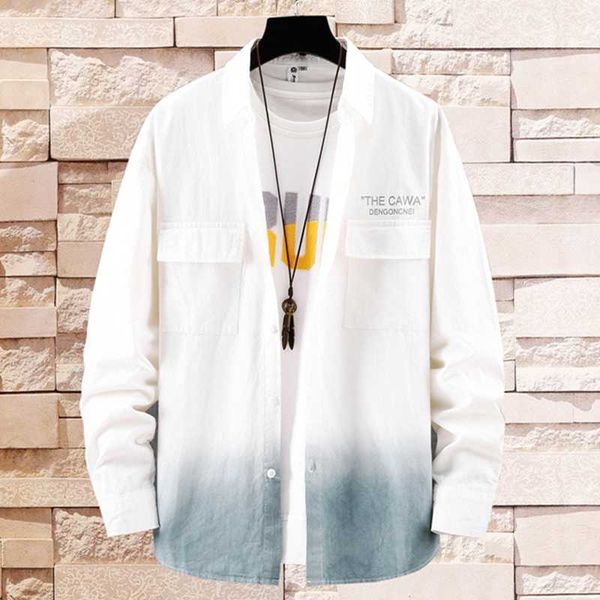 autumn long-sleeved shirt men's fashion casual shirts teenager letter print shirt jacket soft and comfortable loose 210531, White;black
autumn long-sleeved shirt men's fashion casual shirts teenager letter print shirt jacket soft and comfortable loose 210531, White;black