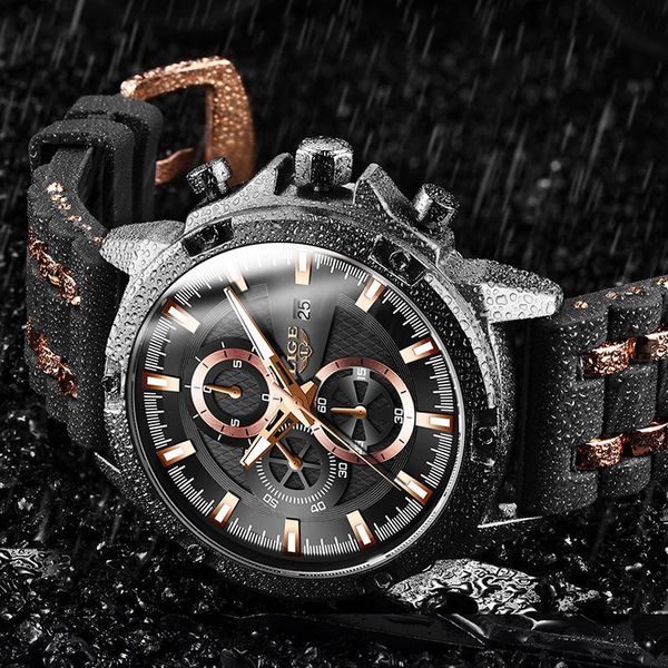 wristwatches 2021 lige military silicone sport men watches fashion watch business dress quartz man waterproof luminous clock masculino, Slivery;brown
wristwatches 2021 lige military silicone sport men watches fashion watch business dress quartz man waterproof luminous clock masculino, Slivery;brown