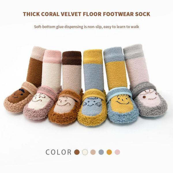 first walkers baby shoe socks non-slip soft bottom toddler born autumn winter thick sock shoes floor child
first walkers baby shoe socks non-slip soft bottom toddler born autumn winter thick sock shoes floor child