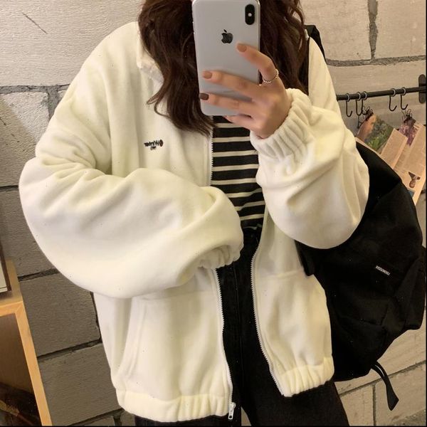 zip up hoodie womens women loose plus velvet pockets letter casual oversized harajuku streetwear clothes trendy, Black
zip up hoodie womens women loose plus velvet pockets letter casual oversized harajuku streetwear clothes trendy, Black