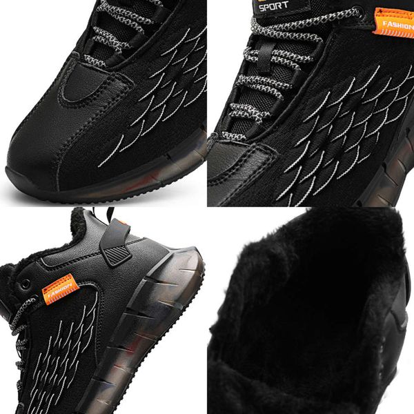 men's father winter plush cotton comfortable soft sports trend versatile casual warm shoes, Black
men's father winter plush cotton comfortable soft sports trend versatile casual warm shoes, Black