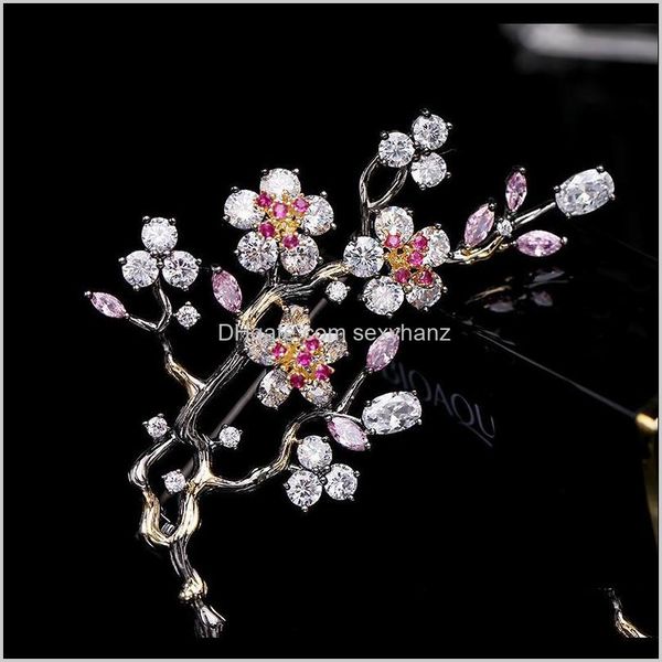pins, drop delivery 2021 elegant plum blossom flower cubic zirconia brooches pin lady scarf buckle wedding jewelry accessory for women hr040, Gray
pins, drop delivery 2021 elegant plum blossom flower cubic zirconia brooches pin lady scarf buckle wedding jewelry accessory for women hr040, Gray