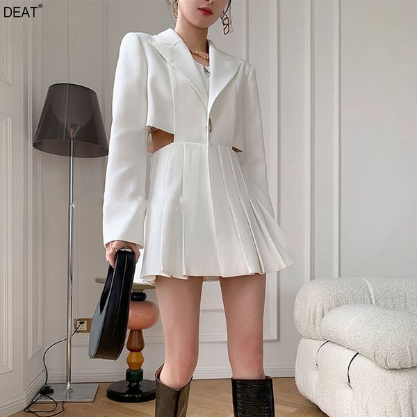 women white hollow pleated show waist zipper solid dress v-neck long sleeve slim fit fashion tide summer 7d0642 210421, Black;gray
women white hollow pleated show waist zipper solid dress v-neck long sleeve slim fit fashion tide summer 7d0642 210421, Black;gray