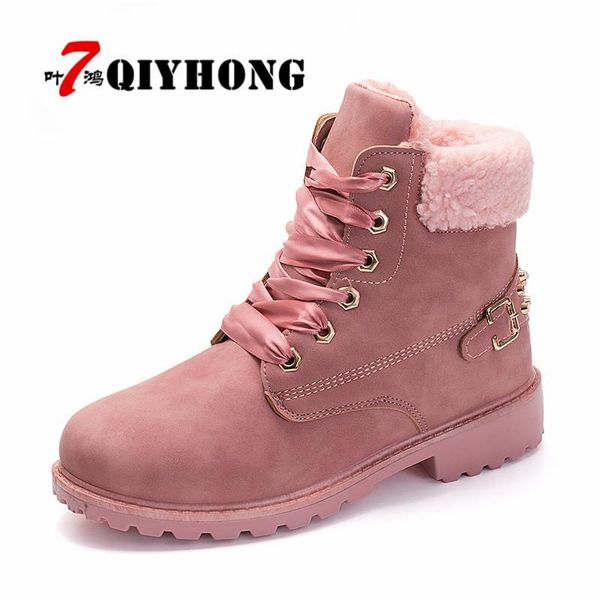 boots qiyhong 2021 winter shoes women snow thick plush warm for cold fashion women's ladies ankle botas pink, Black
boots qiyhong 2021 winter shoes women snow thick plush warm for cold fashion women's ladies ankle botas pink, Black