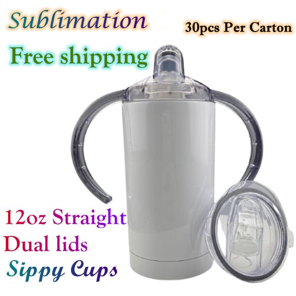 12oz straight tumblers sublimation dual lids sippy cups with pacifier & normal lid baby blank water bottle handle double wall vacuum insulat
12oz straight tumblers sublimation dual lids sippy cups with pacifier & normal lid baby blank water bottle handle double wall vacuum insulat