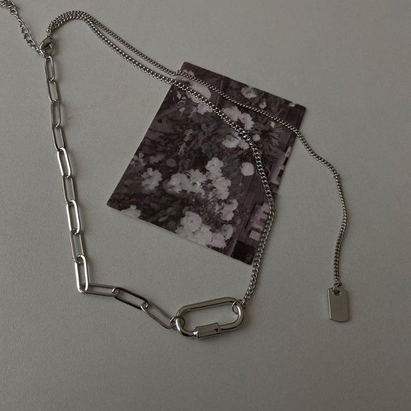 exaggerated fashion simple personality necklace geometric tassel retro punk style female chains, Silver
exaggerated fashion simple personality necklace geometric tassel retro punk style female chains, Silver