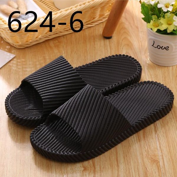 summer household indoor slipper bathroom non-slip soft soles slippers men and women 624, Black
summer household indoor slipper bathroom non-slip soft soles slippers men and women 624, Black