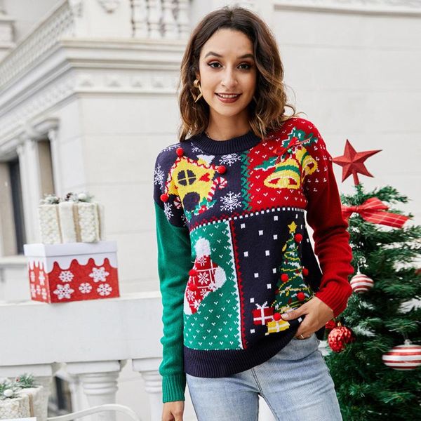 women's sweaters christmas sweater 2022 funny deer santa claus xmas sweatshirt men women sweat shirt gift couple wholesale, White;black
women's sweaters christmas sweater 2022 funny deer santa claus xmas sweatshirt men women sweat shirt gift couple wholesale, White;black