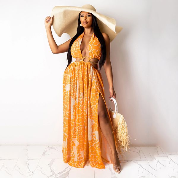 halter maxi dress for women deep v hollow out female long beach dresses backless split plunge sleeveless print summer fashion, Black;gray
halter maxi dress for women deep v hollow out female long beach dresses backless split plunge sleeveless print summer fashion, Black;gray