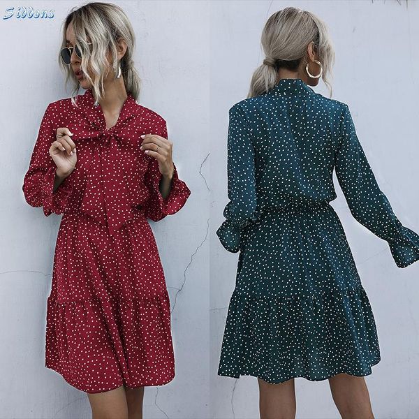 dresses for women party chiffon polka dot print pleated dress female long sleeve 2021 fall winter women's clothing casual, Black;gray
dresses for women party chiffon polka dot print pleated dress female long sleeve 2021 fall winter women's clothing casual, Black;gray