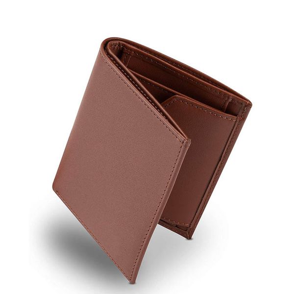 the wallet men's real belt coin bag rfid wallet creative pull multi-functional wallet, Black
