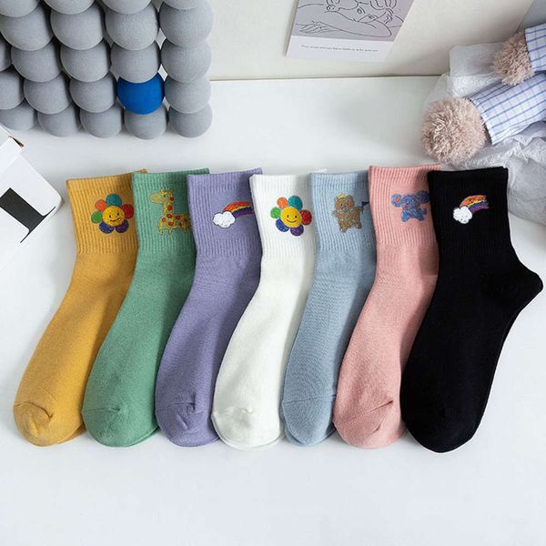 cartoon rainbow patterned cute socks women breathable cotton short female colored funny art ankle sock streetwear, Black;white
cartoon rainbow patterned cute socks women breathable cotton short female colored funny art ankle sock streetwear, Black;white