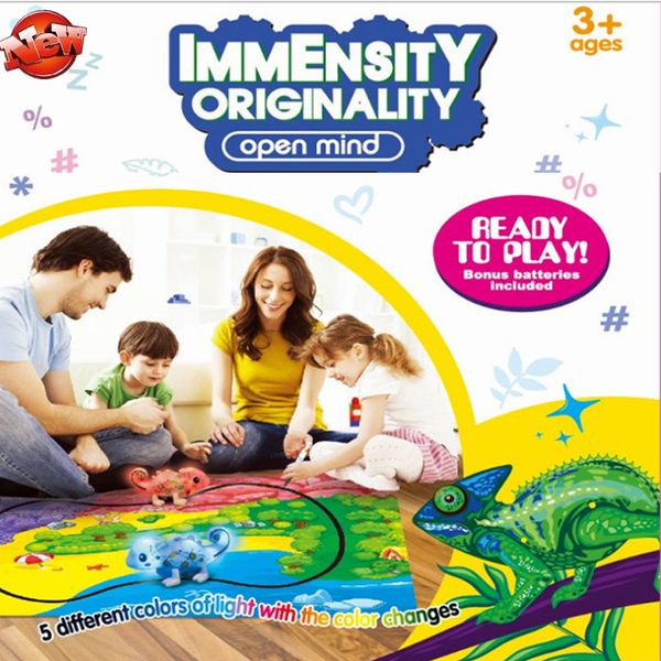funny and cute pre-school learning and children toy magic inductive chameleon toys follow any black drawn line dinosur kids toy
funny and cute pre-school learning and children toy magic inductive chameleon toys follow any black drawn line dinosur kids toy