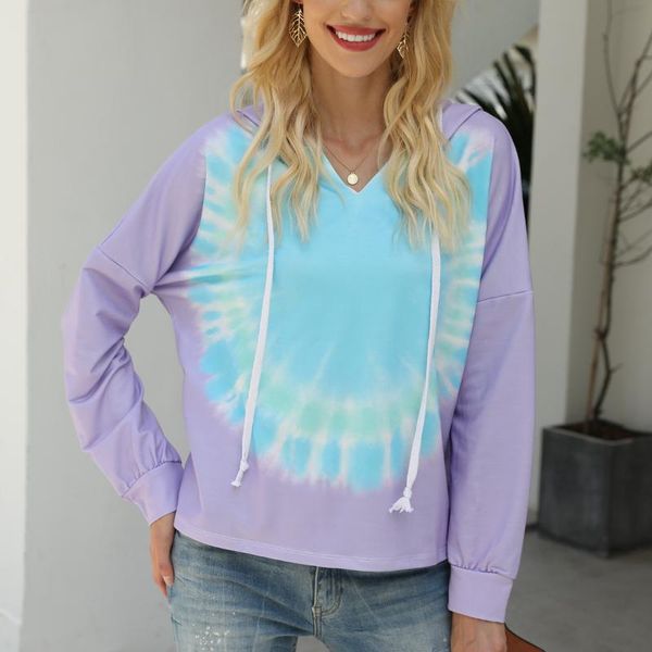 women's hoodies & sweatshirts fall female hoody tie-dye print long sleeve v-neck hooded loose s/m//xl/xxl women 2021 ladies autumn, Black
women's hoodies & sweatshirts fall female hoody tie-dye print long sleeve v-neck hooded loose s/m//xl/xxl women 2021 ladies autumn, Black