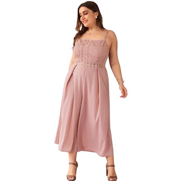 women's jumpsuits & rompers design large size summer 2021 suspender lace one-piece casual pants, Black;white
women's jumpsuits & rompers design large size summer 2021 suspender lace one-piece casual pants, Black;white