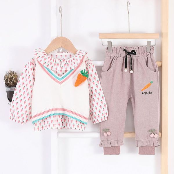 clothing sets children's sweater fashion cute carrot long-sleeved winter girl toddler birthday party autumn three-piece set, White
clothing sets children's sweater fashion cute carrot long-sleeved winter girl toddler birthday party autumn three-piece set, White