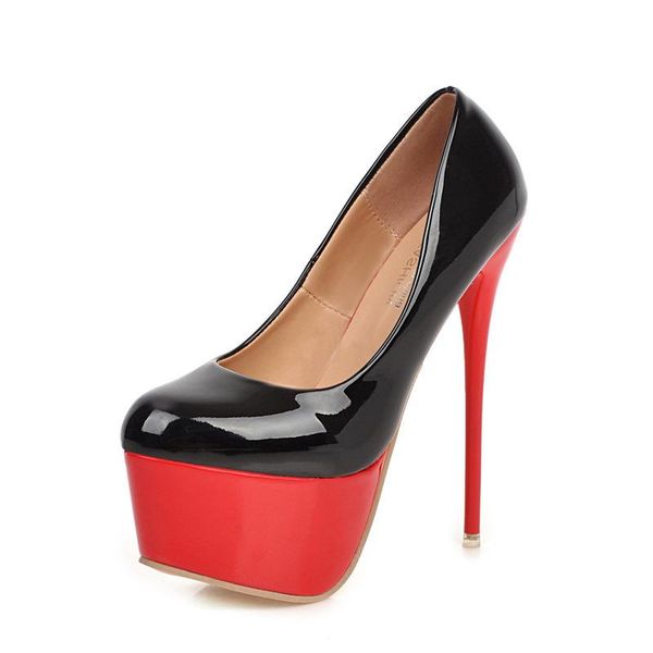 spring woman pumps shoes extreme high heels wedding party size 35-42 platform color matching red ladies dress, Black
spring woman pumps shoes extreme high heels wedding party size 35-42 platform color matching red ladies dress, Black