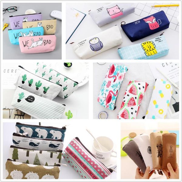 pencil cases polar bear hedgehog school supplies case kawaii student cosmetic bag for women office escolar canvas
pencil cases polar bear hedgehog school supplies case kawaii student cosmetic bag for women office escolar canvas