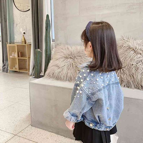pearls beading denim jacket for girls fashion coats children clothing autumn baby clothes outerwear jean jackets coat, Blue;gray
pearls beading denim jacket for girls fashion coats children clothing autumn baby clothes outerwear jean jackets coat, Blue;gray