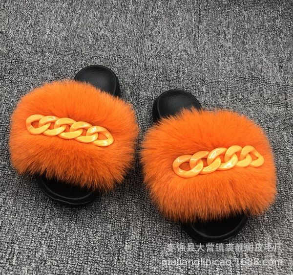 slippers fluffy flip flops real raccoon fur luxury golden chain furry slides plush beach women summer sandals, Black
slippers fluffy flip flops real raccoon fur luxury golden chain furry slides plush beach women summer sandals, Black