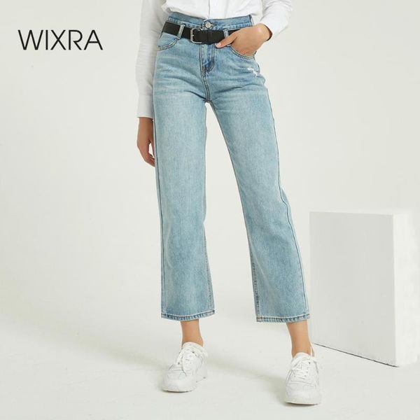 women's pants & capris wixra women boyfriend jeans high waist pockets straight classic mom denim trousers spring autumn clothing, Black;white
women's pants & capris wixra women boyfriend jeans high waist pockets straight classic mom denim trousers spring autumn clothing, Black;white