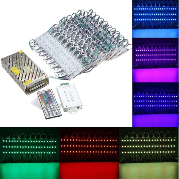 60/70/80/90/100/200pcs rgb smd led module store strip light front window lamp + power supply remote dc12v modules
60/70/80/90/100/200pcs rgb smd led module store strip light front window lamp + power supply remote dc12v modules