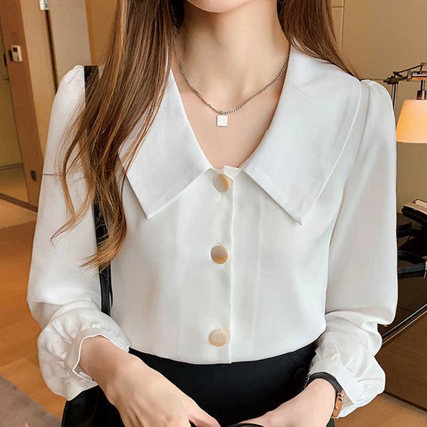 blusas mujer de moda blouse women long sleeve white blouse women blouses shirts v-neck chiffon blouse shirt blusa d439 210602
blusas mujer de moda blouse women long sleeve white blouse women blouses shirts v-neck chiffon blouse shirt blusa d439 210602