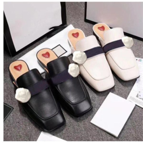 slippers baotou classic women soft cowhide outdoor beach flat lazy men 100% leather flip flops metal lady size 35-41-42-45, Black
slippers baotou classic women soft cowhide outdoor beach flat lazy men 100% leather flip flops metal lady size 35-41-42-45, Black