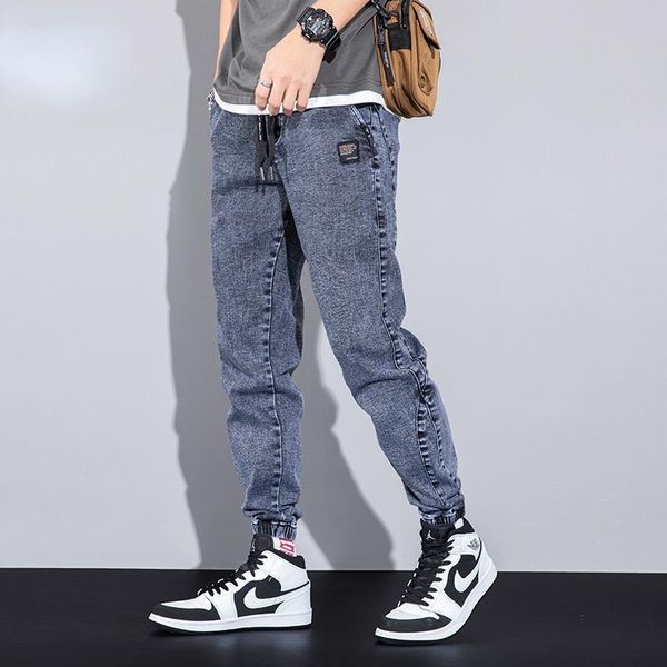 men's jeans slim fit straight baggy elastic waist harlan casual cargo jogger brand loose harem trousers male large sizes -8xl, Blue
men's jeans slim fit straight baggy elastic waist harlan casual cargo jogger brand loose harem trousers male large sizes -8xl, Blue