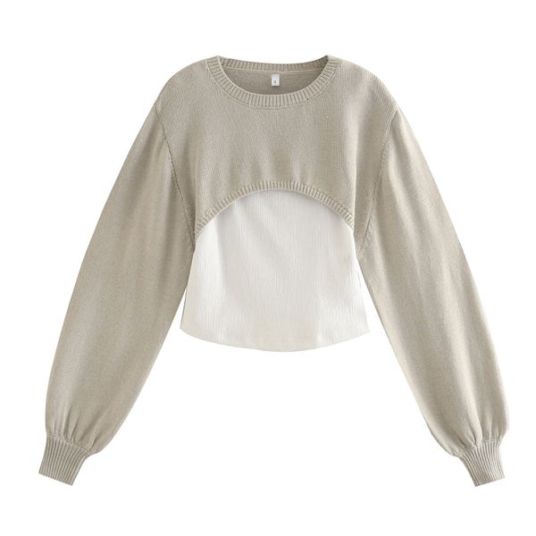 casual woman beige knitted two-piece set fashion ladies autumn long sleeve sweaters female elegant knitwear 210515, White;black
casual woman beige knitted two-piece set fashion ladies autumn long sleeve sweaters female elegant knitwear 210515, White;black