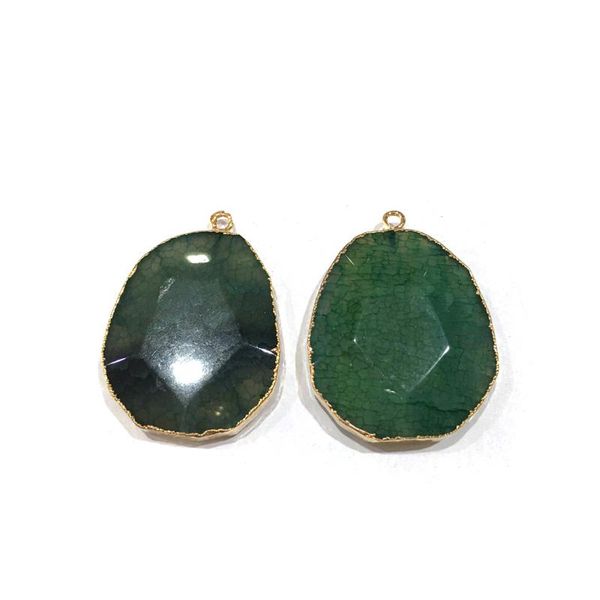 charms natural stone pendant water drop shape green faceted agate exquisite for jewelry making diy bracelet necklace accessories, Bronze;silver
charms natural stone pendant water drop shape green faceted agate exquisite for jewelry making diy bracelet necklace accessories, Bronze;silver