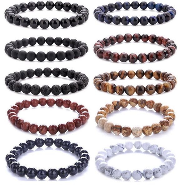 beaded bracelet 8mm natural stone lava tiger eye black onyx matte healing beads bangle stretch charm yoga for women men jewelry
beaded bracelet 8mm natural stone lava tiger eye black onyx matte healing beads bangle stretch charm yoga for women men jewelry