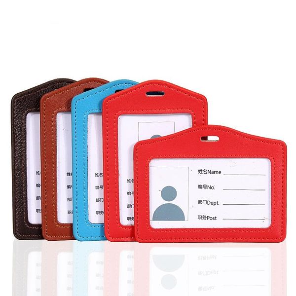 card holders genuine leather business holder cover men women bank bus student id work name bags with clip, Brown;gray
card holders genuine leather business holder cover men women bank bus student id work name bags with clip, Brown;gray