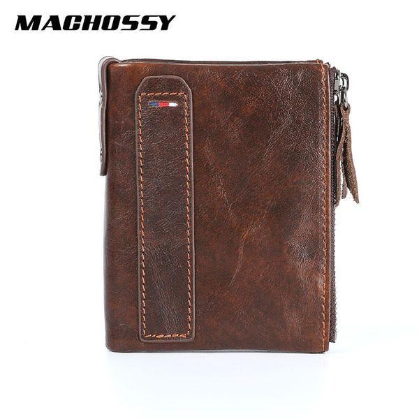 genuine leather wallet men coin purse rfid protected double zipper pocket men's brand design vintage wallets, Red;black
genuine leather wallet men coin purse rfid protected double zipper pocket men's brand design vintage wallets, Red;black