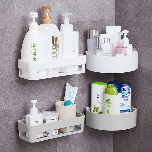 bathroom storage & organization wall-mounted racks punching and seamless toiletries rack
bathroom storage & organization wall-mounted racks punching and seamless toiletries rack