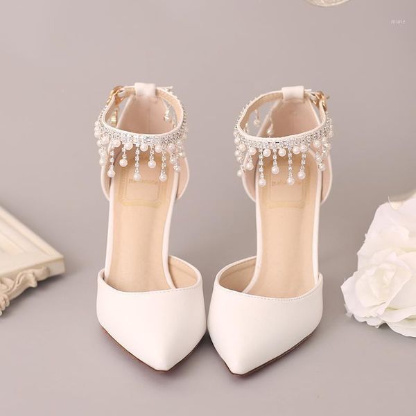 white pearl rhinestone bridal shoes pointed super high-heeled wedding a word wrist band stiletto women's sandals1, Black
white pearl rhinestone bridal shoes pointed super high-heeled wedding a word wrist band stiletto women's sandals1, Black
