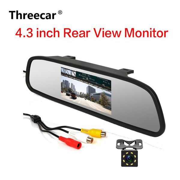 car video 4.3 inch 1080p rearview mirror dvr full hd driving recorder camera reverse image dual lens dash cam
car video 4.3 inch 1080p rearview mirror dvr full hd driving recorder camera reverse image dual lens dash cam
