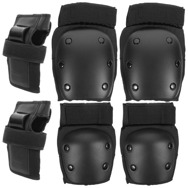 elbow & knee pads 6pcs/set cycling skateboard riding pad hand protector size, Black;gray
elbow & knee pads 6pcs/set cycling skateboard riding pad hand protector size, Black;gray