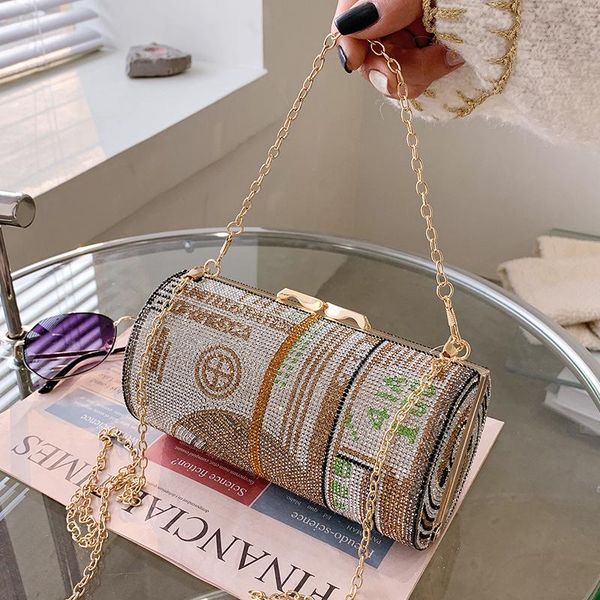 cross body crystal money usd bags diamond barrel-shaped party purse clutch dinner purses and handbags dollar design luxury
cross body crystal money usd bags diamond barrel-shaped party purse clutch dinner purses and handbags dollar design luxury